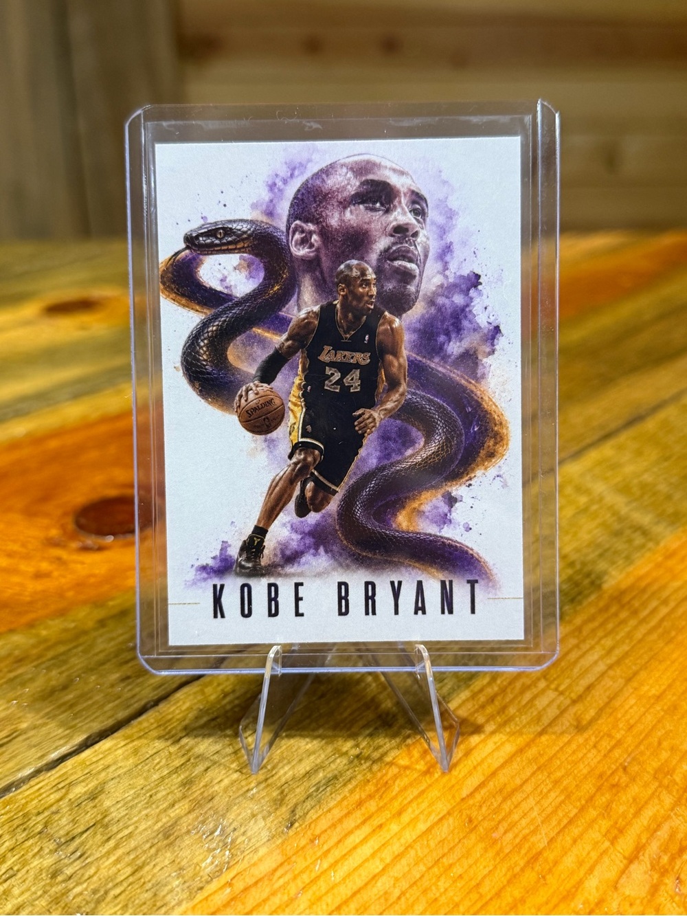Kobe Bryant Los Angeles Lakers Custom Basketball Trading Card